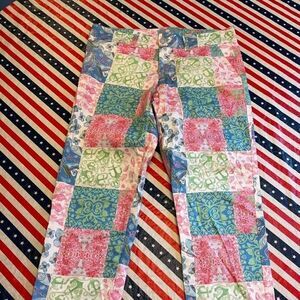 Kaeli Smith Women’s Anchor Paisley Pants Size 4